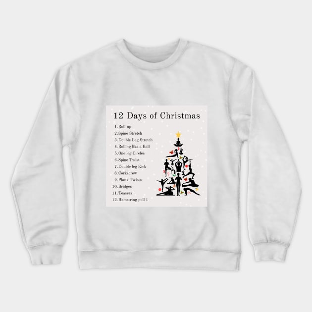 Pilates Christmas Crewneck Sweatshirt by create